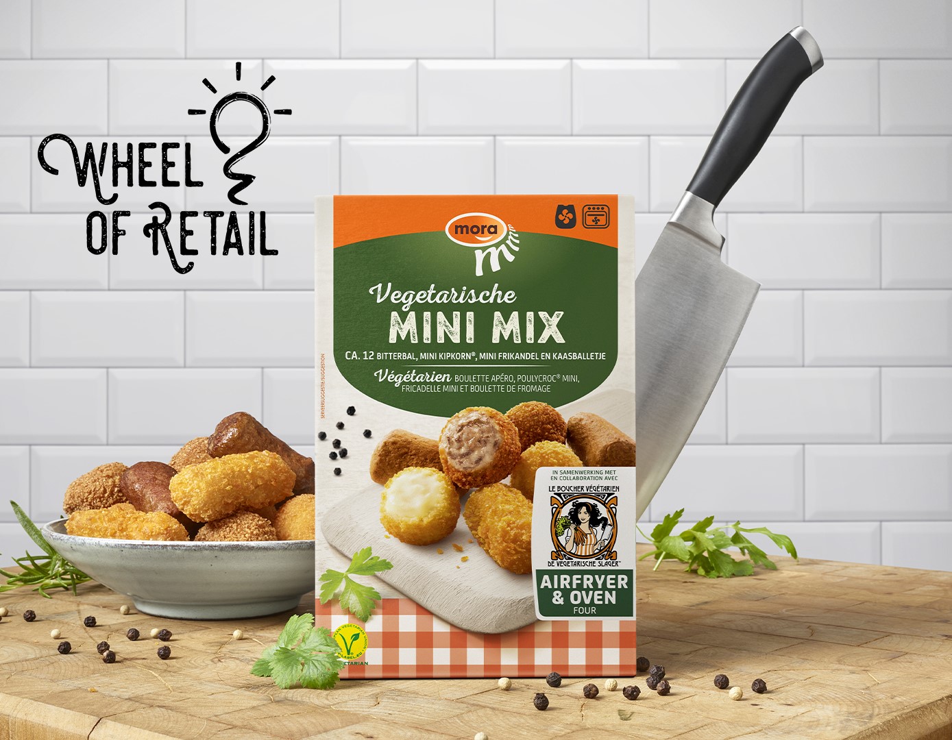 Mora Vegetarische Mini Mix wint Wheel of Retail ‘Beste introductie diepvries snacks’