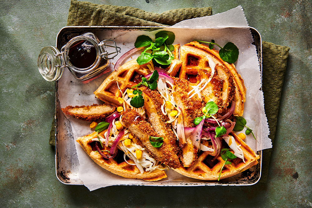 Chick'n and waffles