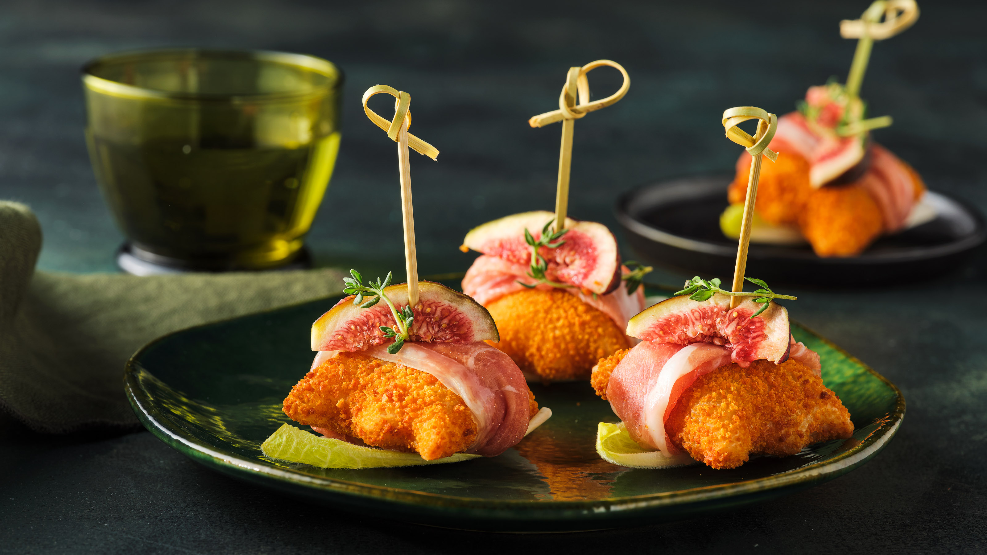 Crispy Souflesse kaas mini bites