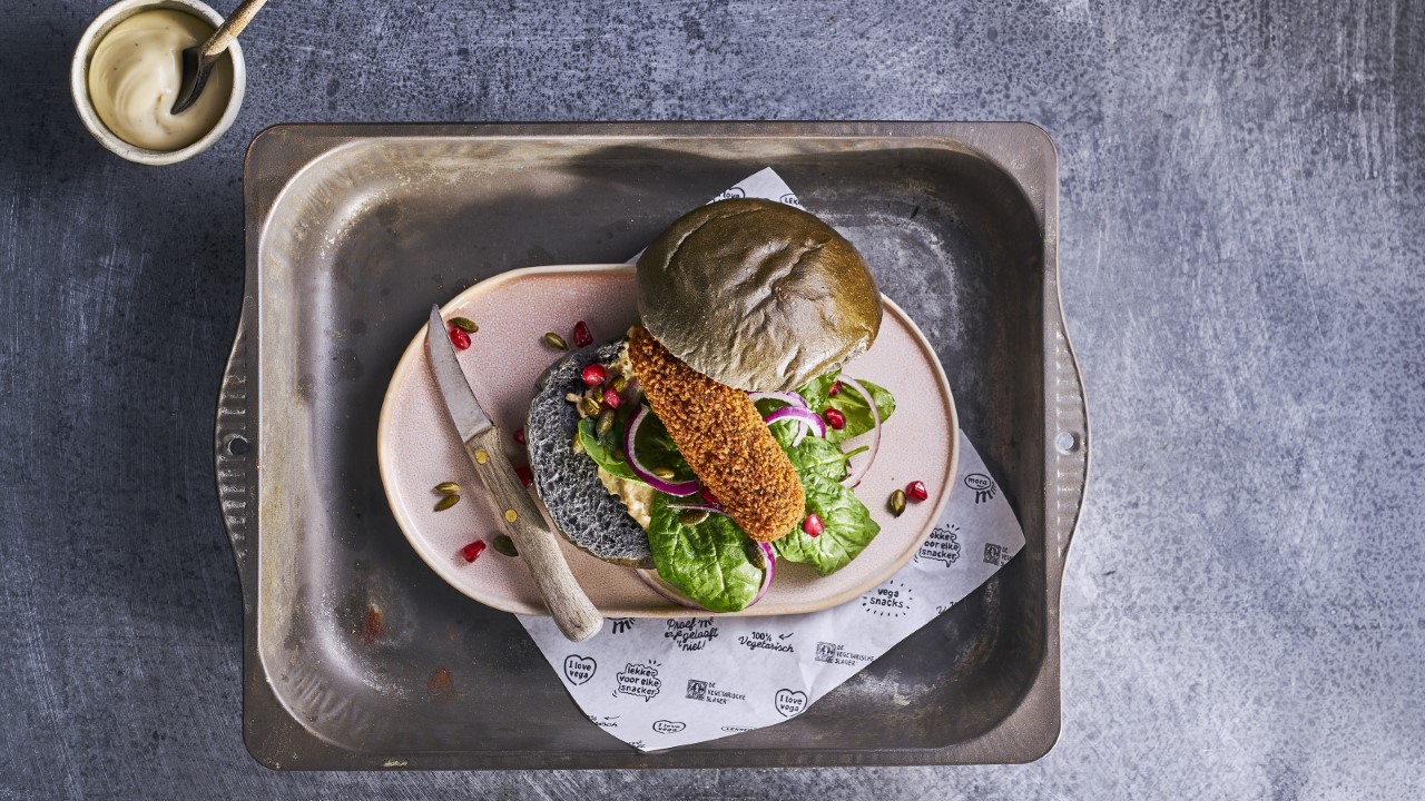Vegetarische draadjesvlees kroket 