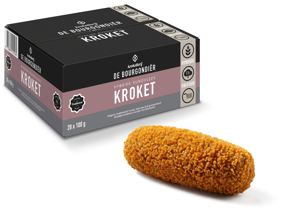 Hybride rundvlees kroket
