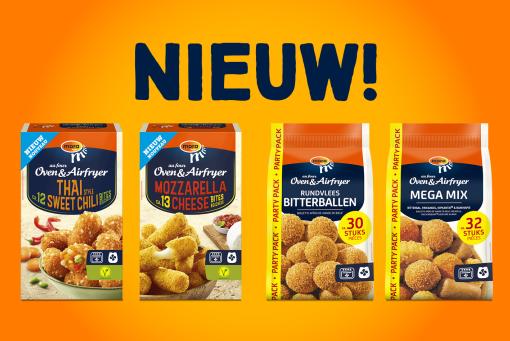 Onze nieuwste Oven & Airfryer snacks