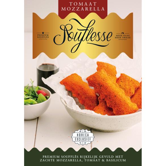 A4 leaflet tomaat mozzarella