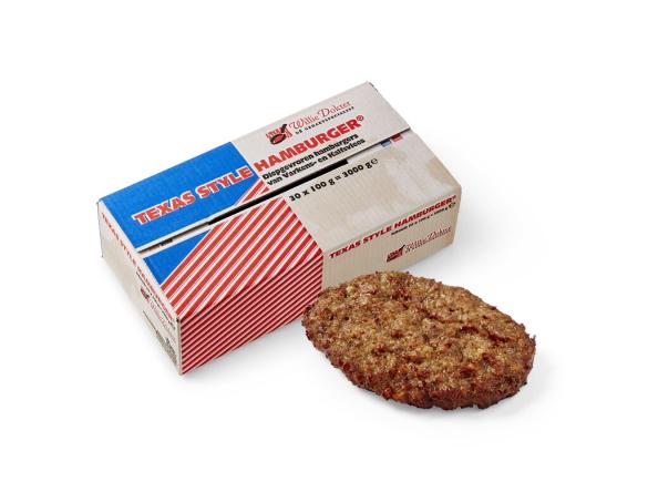 Uit verpakking Texas style hamburger®