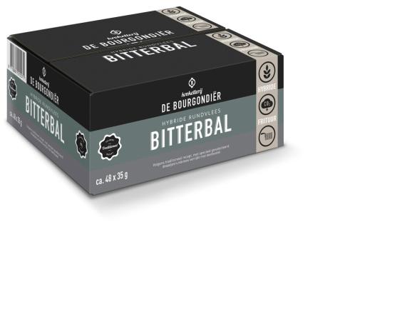 In verpakking Hybride rundvlees bitterbal