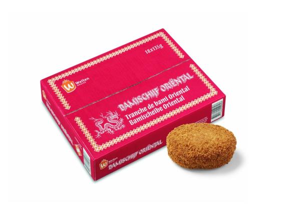 Uit verpakking Bamischijf Oriëntal