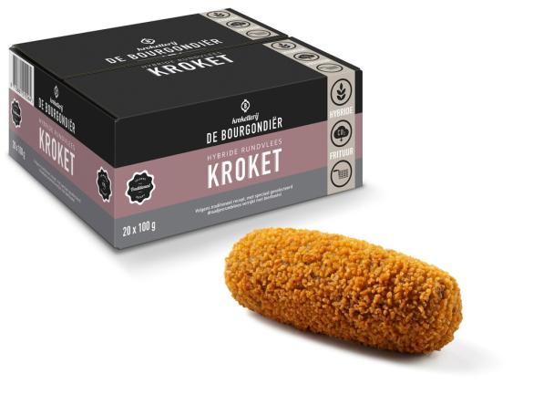 Uit verpakking Hybride rundvlees kroket