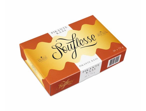 In verpakking Souflesse Pikante Kaas