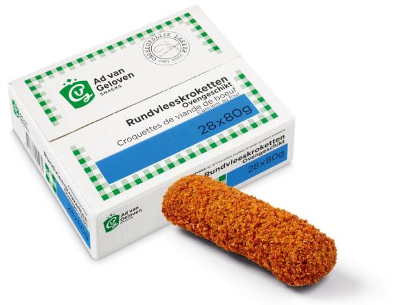 Uit verpakking Rundvleeskroketten Oven