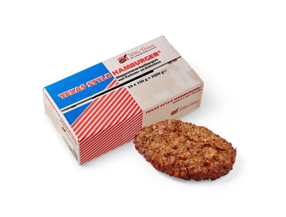 Uit verpakking Texas style hamburger®