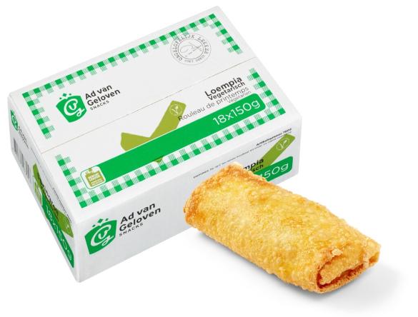 Uit verpakking Loempia Vegetarisch