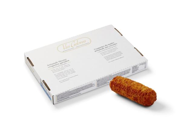 Uit verpakking Meestercroquetten Garnalen