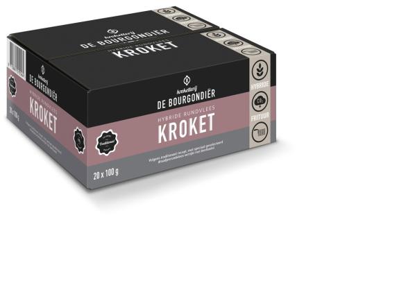 In verpakking Hybride rundvlees kroket