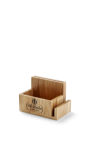 Menukaarthouder bakjes hout 