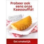 A4 poster halve maan kaassoufflé
