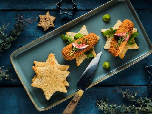 De Bourgondiër kroket op sterrenbrood