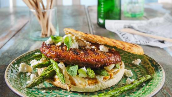 Texas Pita Burger recept voor horeca & Cafetaria