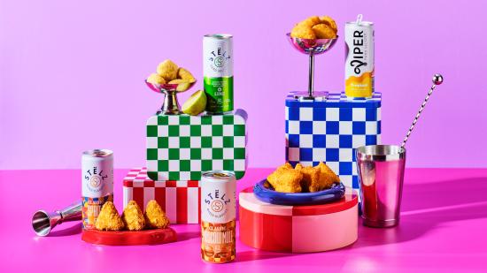 Perfecte hard seltzer pairings bij Kaas Borrelmaatjes®